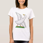 Duck Yoga Meditation Fitness T-shirt (Voorkant)