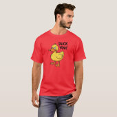 Duck You Woordspel T-shirt (Voorkant volledig)