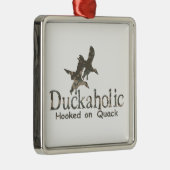 DUCKAHOLIC METALEN ORNAMENT (Rechts)