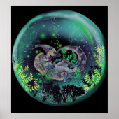 Duckbill Dinosaur Poster (Voorkant)