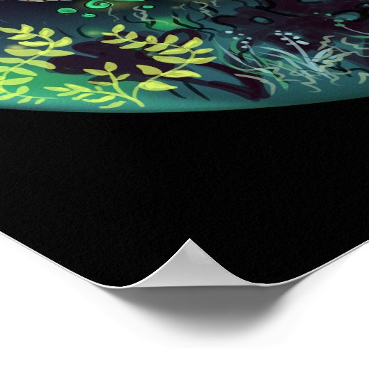 Duckbill Dinosaur Poster (Hoek)