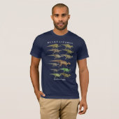 Duckbill hadrosaur Dinosaur Shirt Gregory Paul (Voorkant volledig)