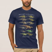 Duckbill hadrosaur Dinosaur Shirt Gregory Paul (Voorkant)