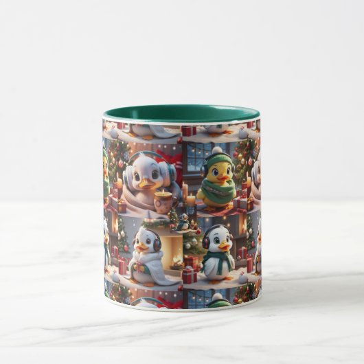 Duckday voor kerst mok (Midden)