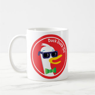 Duckduckgo Sunglazen Icon Logo Koffiemok