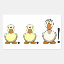 DuckDuckGoose Rechthoekige sticker