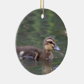 Duckelende sierbloem keramisch ornament (Rechts)