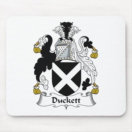 Duckett Family Crest Muismat (Voorkant)