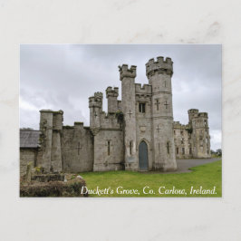 Duckett's Grove Mansion ruins, Co. Carlow, Ierland Feestdagenkaart