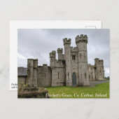 Duckett's Grove Mansion ruins, Co. Carlow, Ierland Feestdagenkaart (Voorkant / Achterkant)
