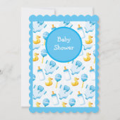 Duckie Baby shower Kaart (Voorkant)