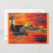 Duckie Sunset Briefkaart (Voorkant / Achterkant)