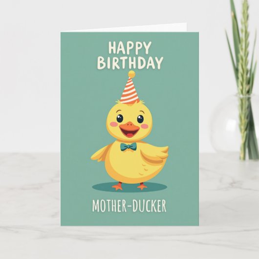 Duckie Verjaardagskaart Kaart (Voorkant)