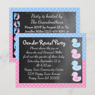 Duckies en Toootsieuitnodiging Kaart