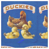 Duckies print 1930 stof (Close Up)