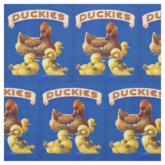 Duckies print 1930 stof (Swatch)