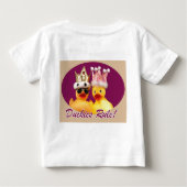 Duckies Rule! T-shirt (alle grootten, alleen wit) (Achterkant)
