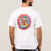 Duckies Rule! zomer 2009 (wit, screening) T-shirt (Achterkant)