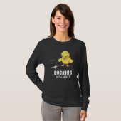 Ducking AutoCorrection Funny Duck Pun T-shirt (Voorkant volledig)