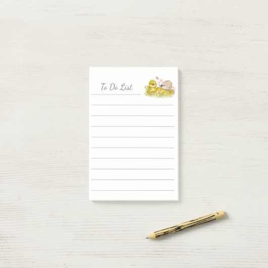 Ducking Hedgel personaliseren Post-it® notes (Op bureau)