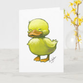 Ducking Kaart (Gele Bloem)