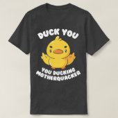 Ducking Motherquacker door Tobe Fonseca T-shirt (Design voorkant)