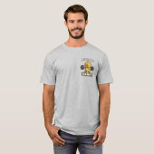 Duckland Grind Funny Gym Workout Eend T-shirt (Voorkant volledig)