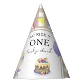 Duckling 1e verjaardag feest feesthoedjes (Voorkant)