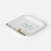 Duckling Baby shower Beschikbaar Papieren Bordje (Gebogen)