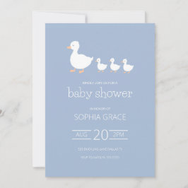Duckling Baby shower Invitation Kaart