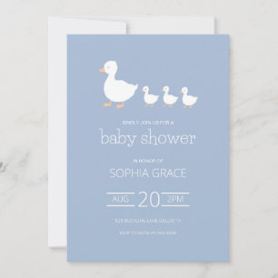 Duckling Baby shower Invitation Kaart