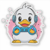 Duckling-gamer Sticker (Voorkant)