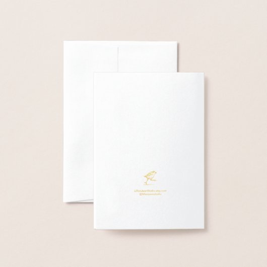 Duckling kaart --ideaal voor baby shower dank u (Met envelop)