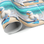 Duckling met scubaduiker cadeaupapier (Rol Hoek)