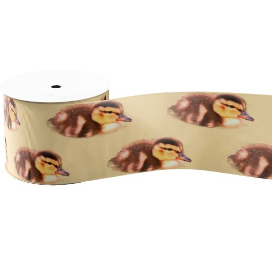 Duckling Photo Ribbon Grosgrain Lint