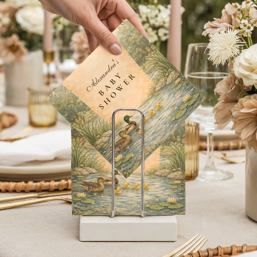 Duckling Pond Baby Shower Servet