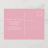 Duckling Uitnodigingen Sip en See Baby shower Meis (Achterkant)