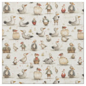 Duckling Verrukking: Whimsy Duck Stof (Close Up)