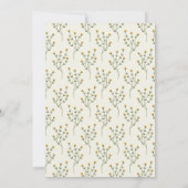 Duckling Waterverf Tuin Meisje Baby shower Kaart (Achterkant)