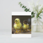 Ducklings Briefkaart (Staand voorkant)