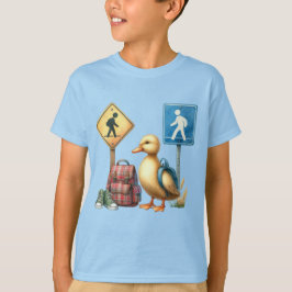 Duckling's eerste dag terug naar school Adventure  T-shirt