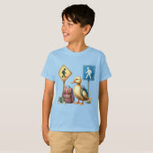 Duckling's eerste dag terug naar school Adventure  T-shirt (Voorkant volledig)