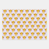 Ducklings & Kleurrijke Ballonnen Verjaardag van ki Inpakpapier Vel (Voorkant 3)