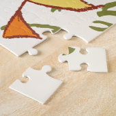 Ducklings Twins Baby shower Legpuzzel (Zijkant)