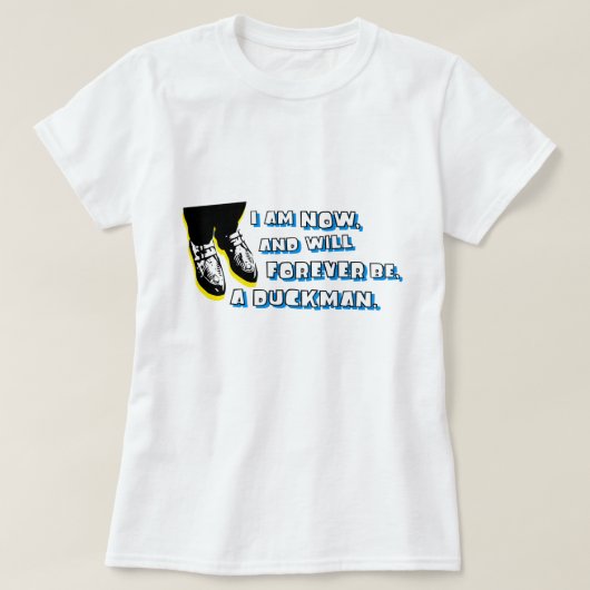 Duckman 80s Pop Cultuurgrafiek T-shirt (Design voorkant)