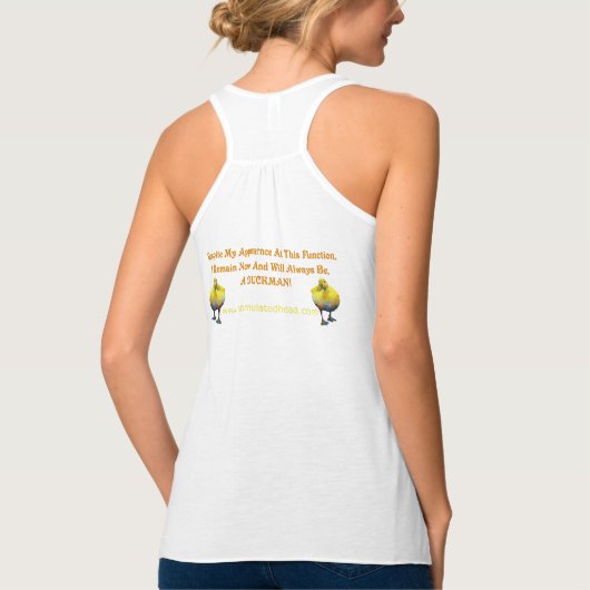 Duckman Women's Razor Back Tanktop (Achterkant)