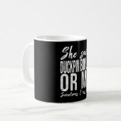 Duckpin bowling grappig cadeauidee koffiemok (Voorkant links)