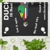 Duckpins is een echte Bowling - handdoek (Gevouwen)