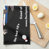 Duckpins is een echte Bowling - handdoek (Quarter Fold)