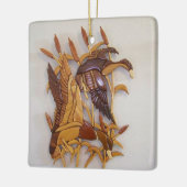 "Duckpond" Keramisch Ornament (Links)